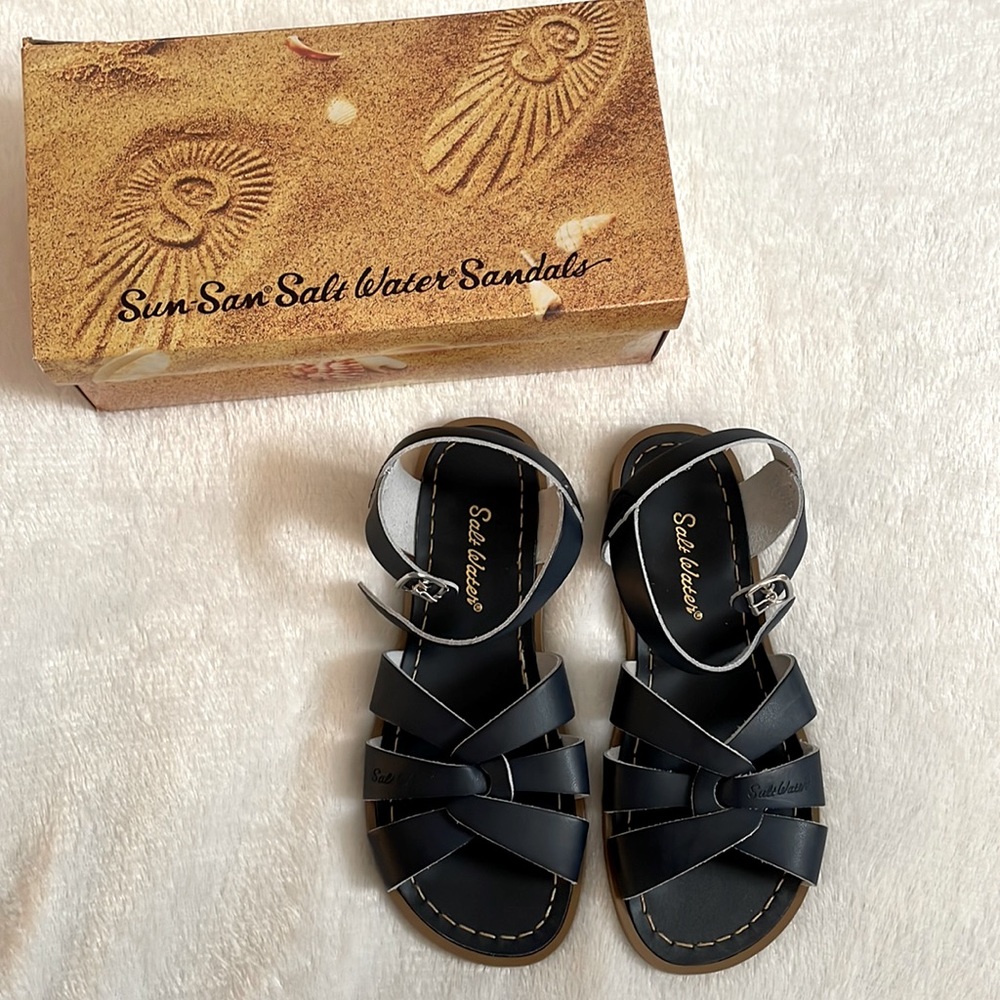 Navy Summer Sandals Size 5